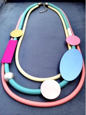  Shapes and Rubber Necklace
