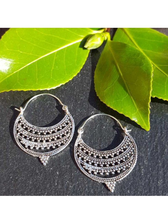 Samsara Silver Earrings