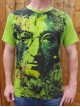 John Lennon - Imagine - Mirror - T Shirt  - Green - 100% cotton