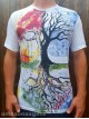 Tree of Life - Mirror - T-Shirt  - White - 100% cotton