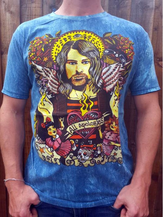 Kurt Cobain - Nirvana - No Time - T shirt - 100% cotton
