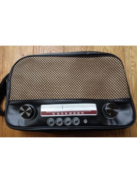 Retro-vintage-Radio-Bag - Black (Long)