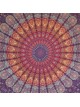 Mandala-Peacock-Wall Hanging-Throw-Tapestry-Bed Sheet-100% cotton-Fair Trade-Tapestries-India