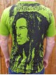 Bob Marley - Mirror - T-shirt - Dreads - White - Green - 100% cotton