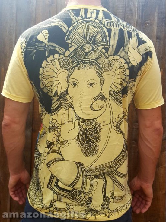 Ganesh - Mirror - T Shirt  - White - 100% cotton