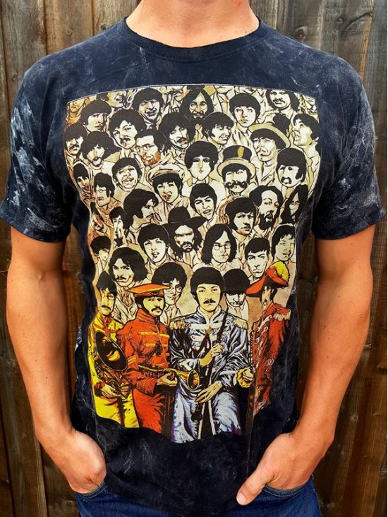 The Beatles - Sgt Pepper - No Time -  T shirt - 100% cotton