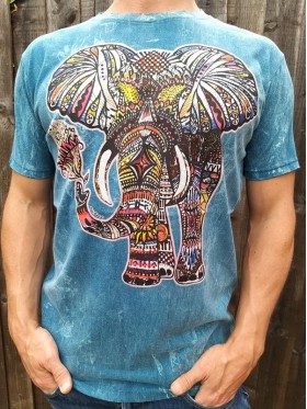 Elephant - Indian - No Time -  T-shirt - 100% cotton 