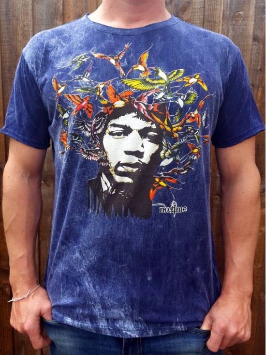 Jimi Hendrix - Birds - No Time - t-shirt - 100% cotton