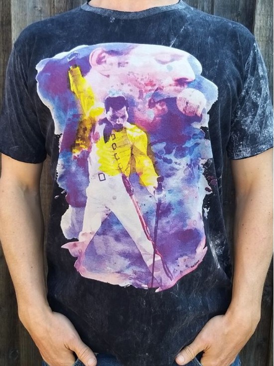 Freddie-Mercury-No-Time-T-shirt-100%-cotton-M-L-XL